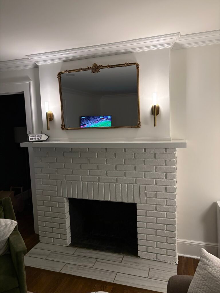 fireplace mantel crown molding nj